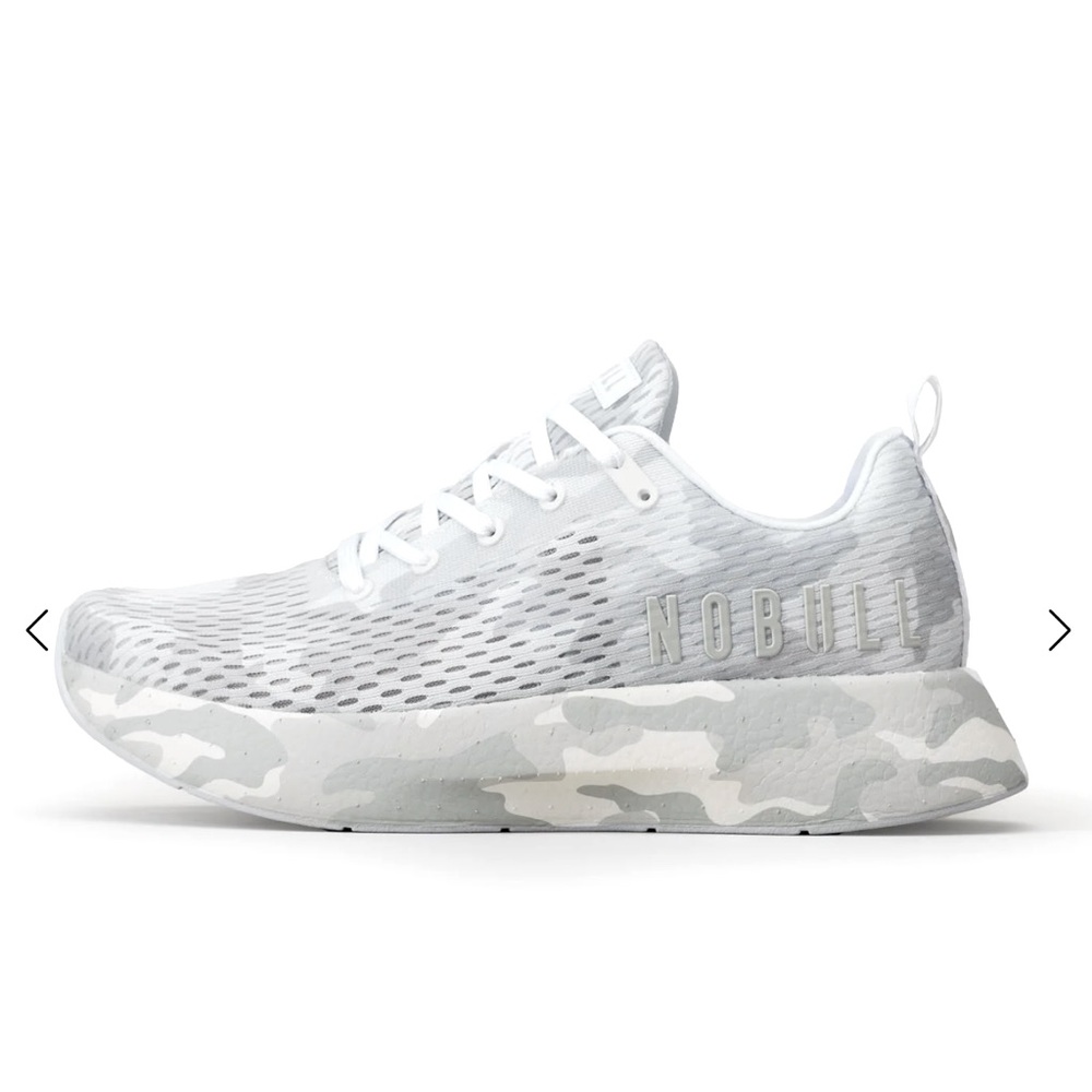 Women’s NoBull Runner+ White Camo Size 9